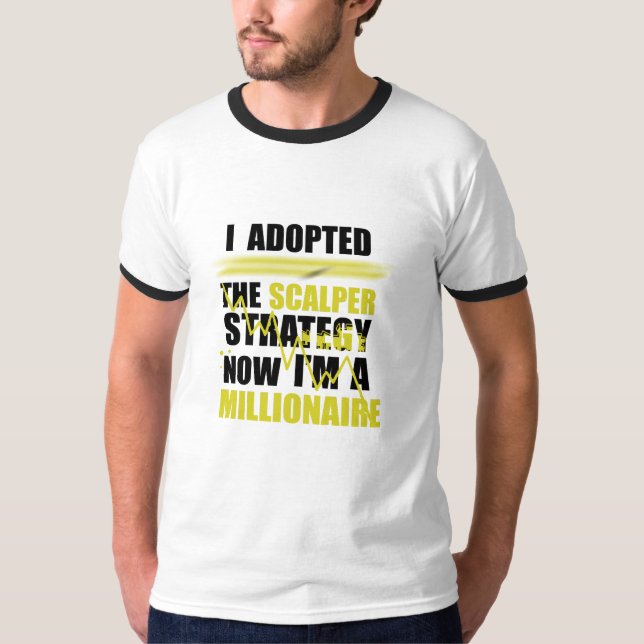 T-shirt Scalper Millionaire (Devant)