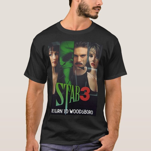 T-shirt Scam 3 scream 3 film d'horreur (Devant)