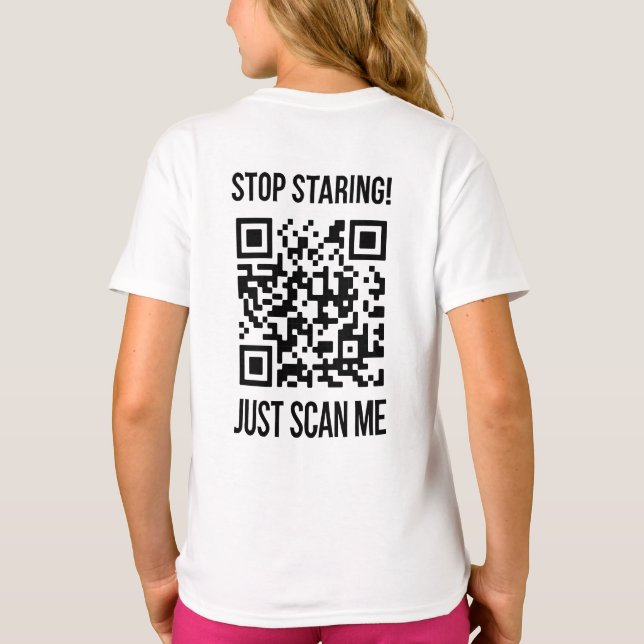T-shirt Scan Me : Faites Ce Qui Rend Votre Âme Heureuse (Dos)