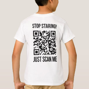 T-shirt Scan Me QR Code : Créez votre avenir