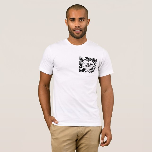 T-Shirt Scan My Heart (Devant entier)