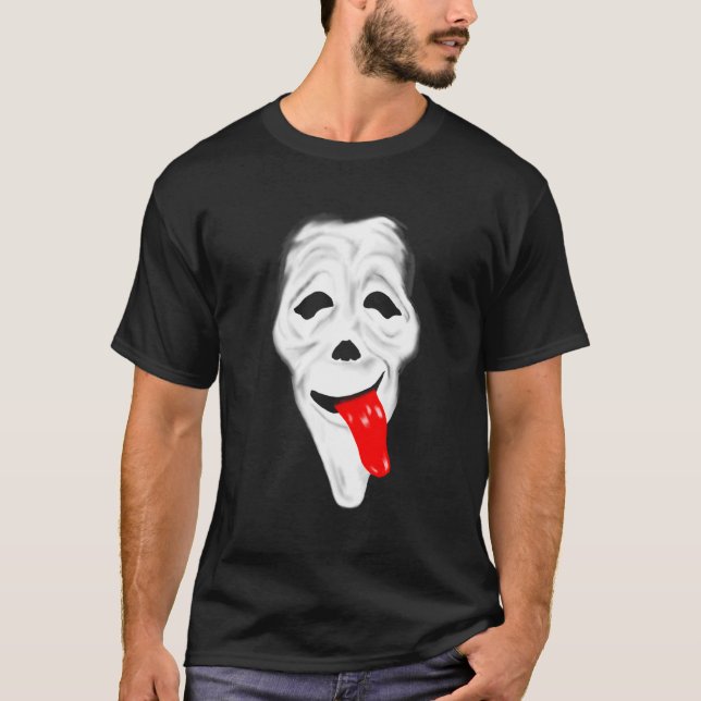 T-shirt Scandale Fantôme Wassup Face Stoner Horror Film Co (Devant)
