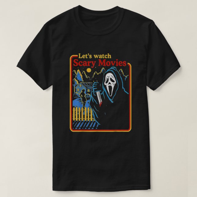 T-shirt Scandale Ghostface Scandale Scary Movies Hall (Design devant)