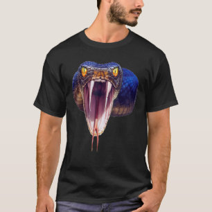 T-shirt Scandale Serpent Mamba Noir Costume Halloween Gif