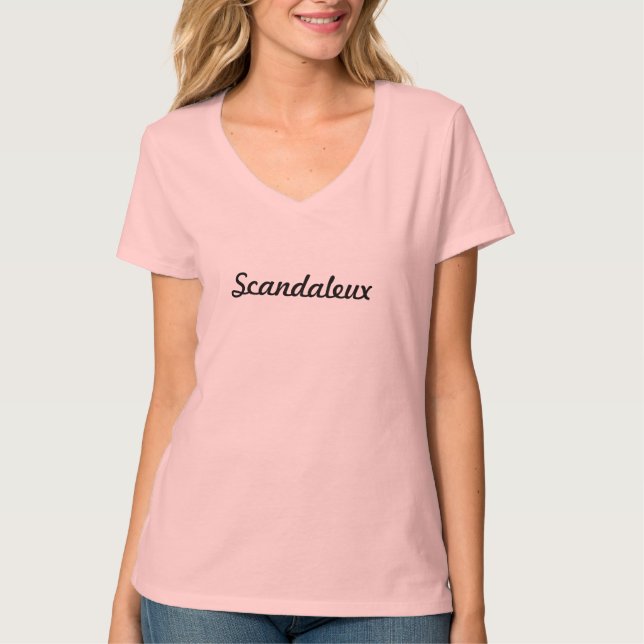 T-Shirt scandaleux (Devant)