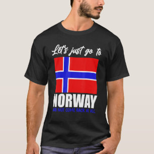 T-shirt Scandinavie   Drapeau norvégien Pays nordique Norv