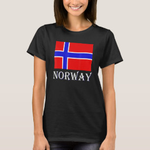 T-shirt Scandinavie Drapeau norvégien Pays nordique Norvèg