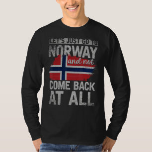 T-shirt Scandinavie Drapeau norvégien Pays nordique Norvèg