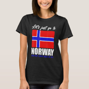 T-shirt Scandinavie Drapeau norvégien Pays nordique Norvèg
