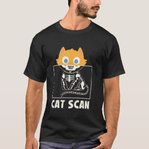 T-shirt Scanner du chat Radiographie du chat Radiologie du