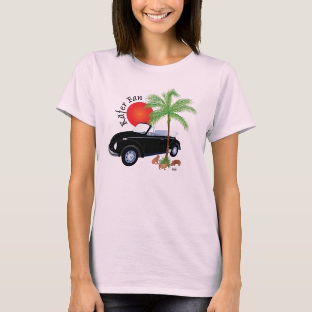 T-shirt Scarabée cabriolet tee-shirt (Devant)