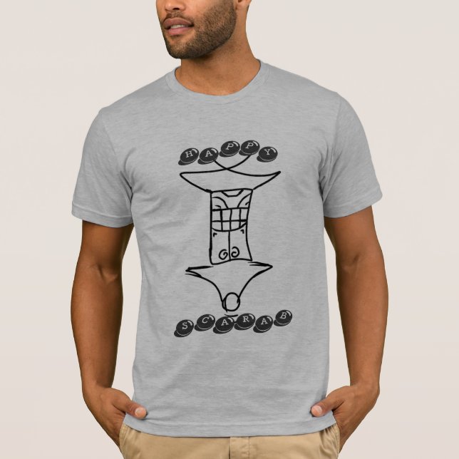 T-SHIRT SCARABÉE HEUREUX (Devant)