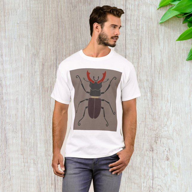 T-shirt Scarabée Stagiaire Bold Minimaliste Insecte (Créateur téléchargé)