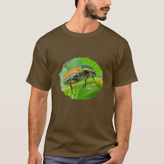 T-Shirt Scarabée Vert de Juin (Devant)