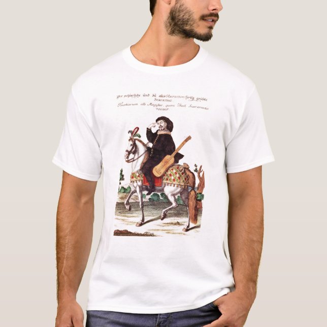 T-shirt Scaramouche à cheval (Devant)