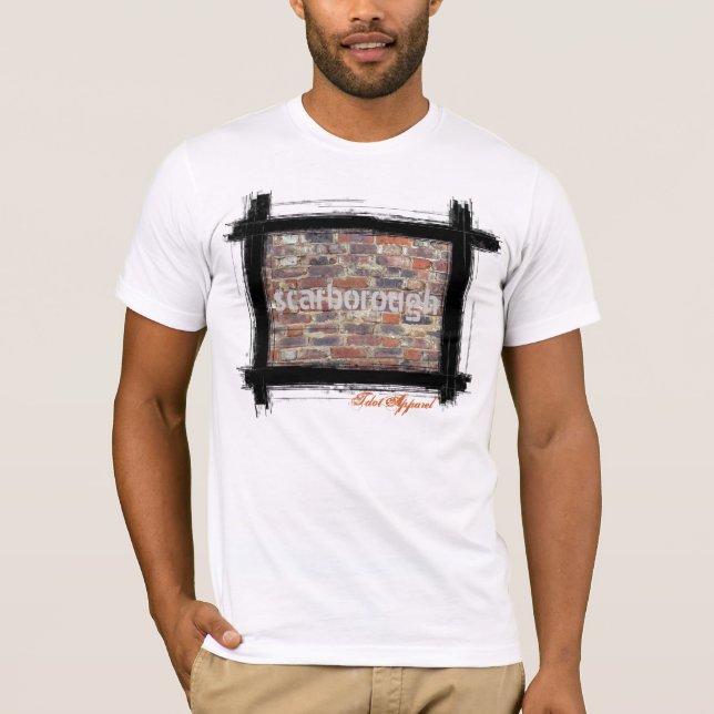 T-shirt Scarborough (brique) (Devant)