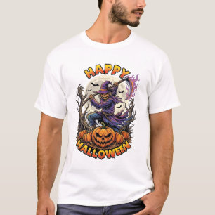 T-shirt Scarecrow Reaper Fauche Flamboyante Fu Joyeux Hall