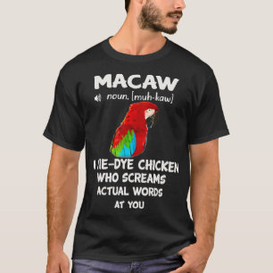 T-shirt Scarlet Macaw drôle Définition Macaw