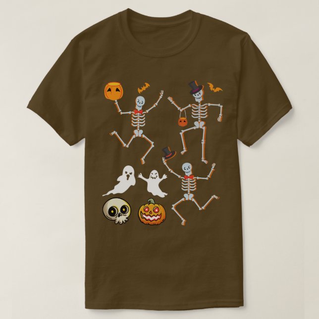 T-shirt Scary éffrayant Halloween citrouille sorcières fem (Design devant)