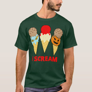 T-shirt Scary éffrayant Halloween femme design cri