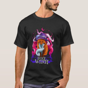 T-shirt Scary Halloween Foxy sorcier Casquette sorcier et