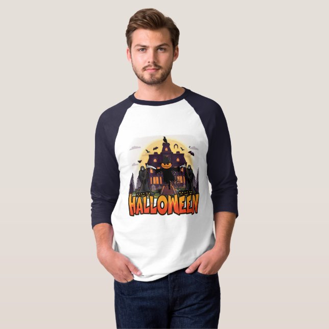 T-shirt Scary House (Devant entier)