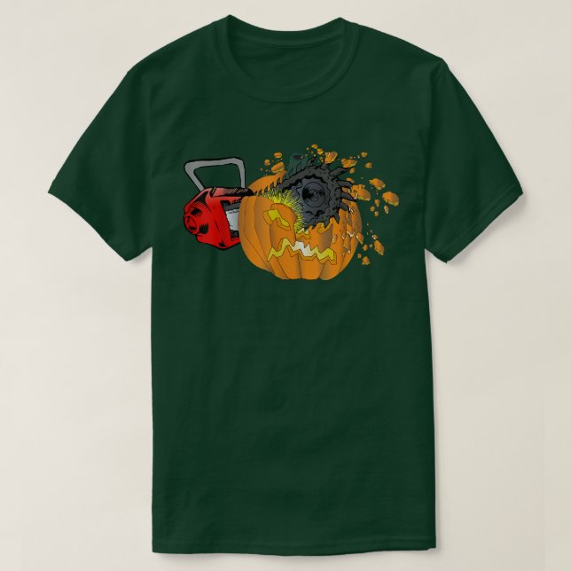 T-shirt Scary Pumkin (Design devant)