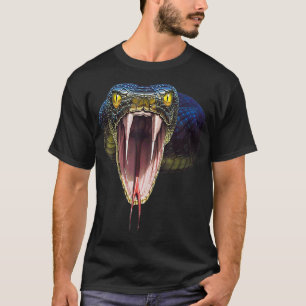 T-shirt Scary Serpent Mamba noir Halloween Costume cadeau