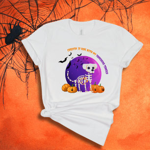T-shirt Scary Yorkshire Terrier Halloween Pleine lune TShi