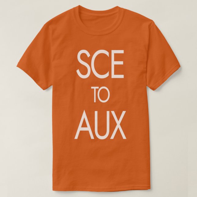 T-SHIRT SCE TO AUX  (Design devant)