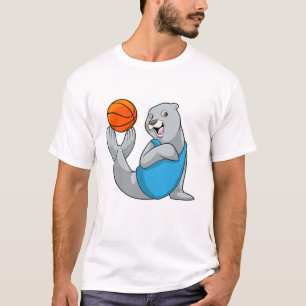 T-shirt Sceau à Basketball Sports