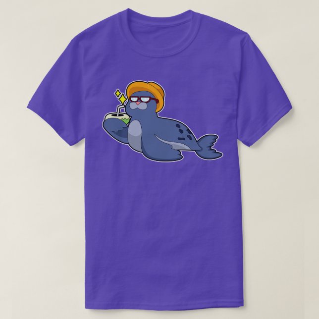T-shirt Sceau à la noix de coco (Design devant)