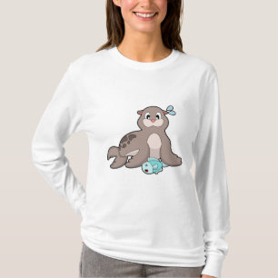 T-shirt Sceau avec poisson