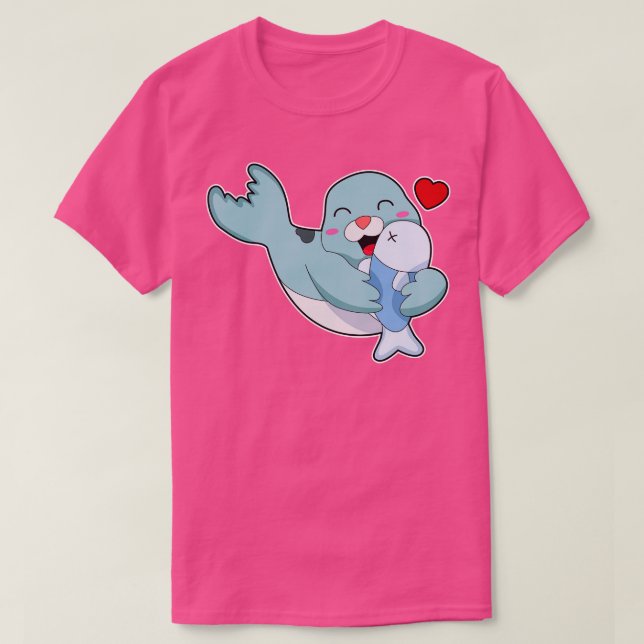 T-shirt Sceau avec poisson 5 (Design devant)