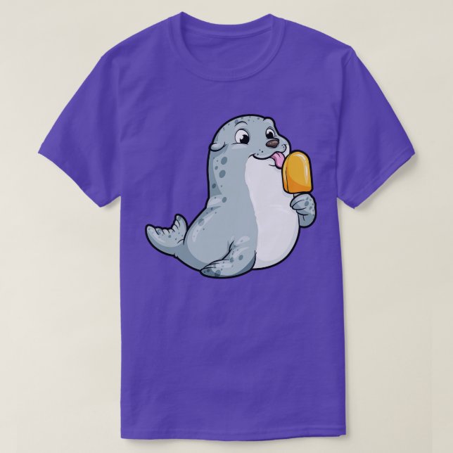 T-shirt Sceau avec Popsicles (Design devant)