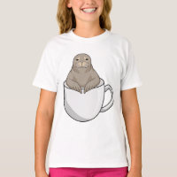 Sceau avec tasse de café