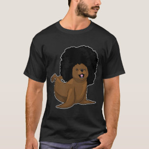 T-shirt Sceau cheveux Afro