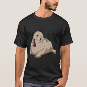 T-shirt Sceau comme coiffeur avec peigne
