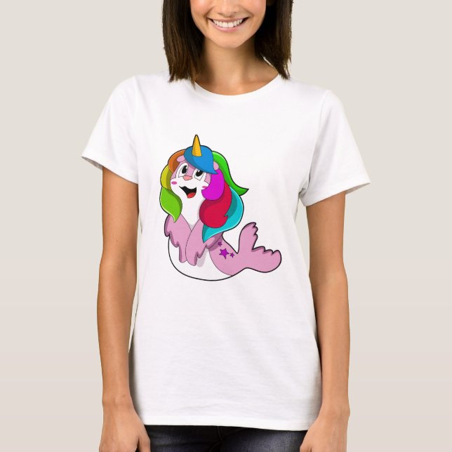T-shirt Sceau comme licorne (Devant)