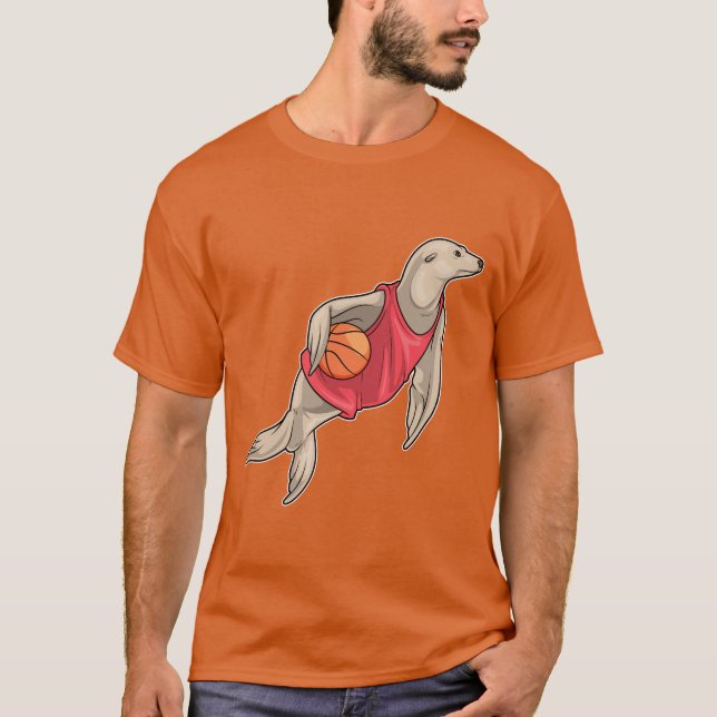 T-shirt Sceau de basket-ball (Devant)