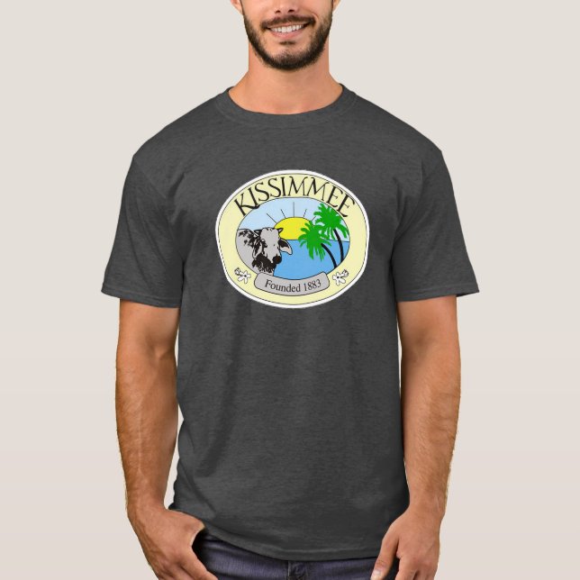 T-shirt Sceau de Kissimmee, Floride (Devant)