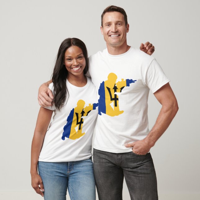 T-shirt Sceau de la Barbade (Unisexe)