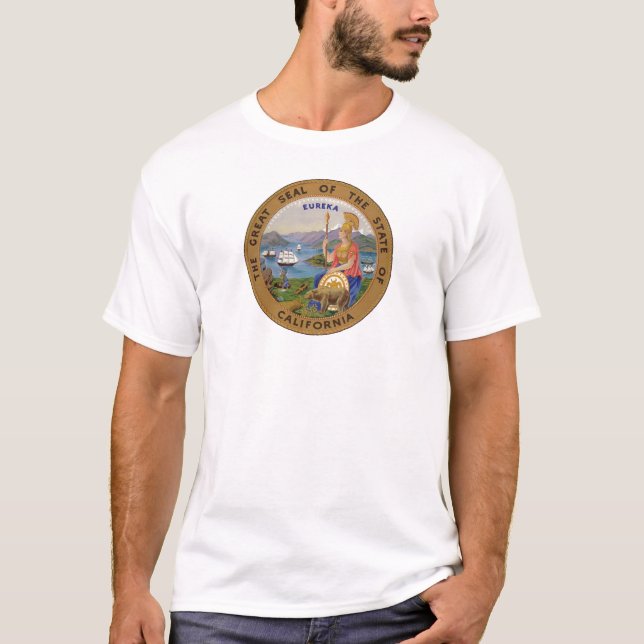 T-shirt Sceau de la Chemise de Californie (Devant)