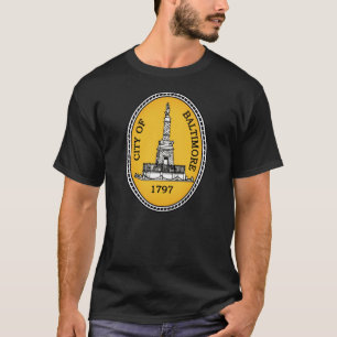 T-shirt Sceau de la ville de Baltimore, MD