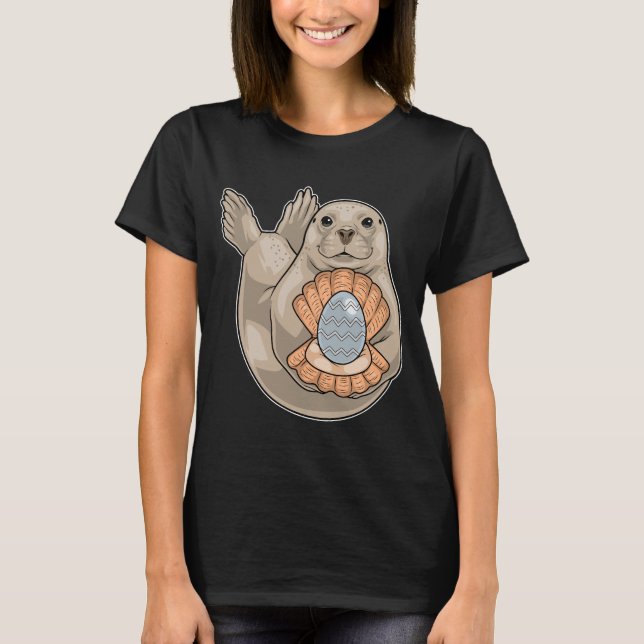 T-shirt Sceau de perle de Pâques (Devant)