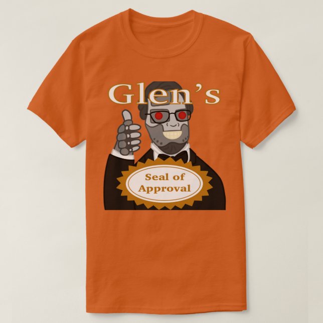 T-shirt Sceau de verre d'approbation (Design devant)