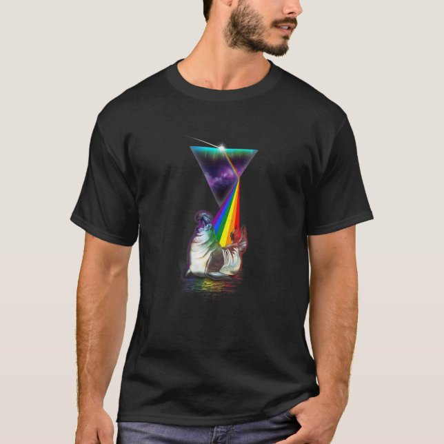 T-shirt Sceau d'éléphant vintage rétro (Devant)
