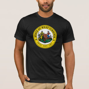 T-shirt Sceau d'état de la Virginie-Occidentale -