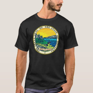 T-shirt Sceau d'État du Montana (États-Unis)