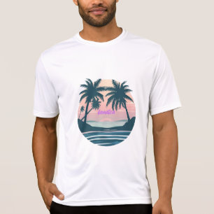 T-shirt sceau du coucher de soleil jamaïcain